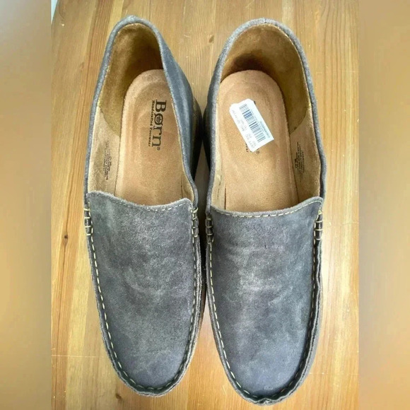 NEW BORN BAYLOR Brown Suede Slip On Loafer Men’s Size 13 main image 4